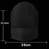 Venta al por mayor transfronteriza Desechable No tejido Gorro de chef Papel de trabajo de cocina Gorro alto Tapa redonda Gorro de decoración para hombres Fabricante de origen