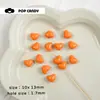 Corazón de Color Sólido Sin Decoloración Corazón de Melocotón Acrílico Pulsera Gordita con Cuentas DIY Hecho a Mano Cadena para Teléfono Móvil Accesorios Material