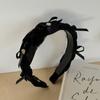Diadema Ancha con Lazo Dulce y Elegancia de Princesa, Diadema Trenzada, Diadema Simple de Parte Superior Alta para Peinar, Accesorio para el Cabello para Exteriores