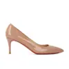 Zapatos de Tacón Alto Color Nude para Mujer 2026 Nuevo Estilo Stiletto Punta Fina Charol Francés Otoño Elegantes Zapatos de Salón Que No Te Rozan los Pies