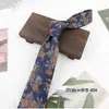 Gravata Estampada Retrô para Homens, Roupa Formal de Negócios, 8cm de Largura, Estilo Coreano Casual Britânico Amarrada à Mão Versátil, em Estoque