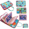 Tablero de Aprendizaje de Fieltro Transfronterizo Educación Temprana Infantil Juguetes Monterey Shuttle Vestir Práctica Manual Tablero Ocupado