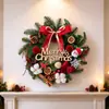 Nova Guirlanda Decorativa de Natal Cabide de Porta Presente Parede Hotel Sala de Estar Decoração de Cena Enfeites de Natal Varejo