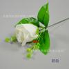 Simulación Capullo de Rosa Flor de Camino Rama Única Capullo de Rosa Arco de Corte Cuadrado Arco de Boda Arco de Flores Rosa