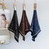 Lenço Quadrado Pequeno Floral Artístico e Fresco Estilo Japonês para Mulheres, Novo Versátil Decorativo para Pescoço Primavera/Verão 2026