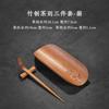 Juego de té de bambú natural estilo retro de tres piezas ciruelo orquídea bambú crisantemo Zen ceremonia del té kung fu seis caballeros pinza para té dial para té