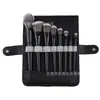 Fiyan Beauty Tools Kit de 8 Pincéis de Maquiagem para Contorno Facial e Pó Solto com Bolsa de Armazenamento para Fixar a Maquiagem
