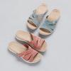 Sandálias casuais de praia ao ar livre de verão feminino 2021 Novas sapatas femininas europeias e americanas 4243 sapatos femininos plus size