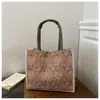 Bolsa de Ombro Grande Capacidade para Mulheres, Bolsa Tote Elegante, Bolsa de Passeio Estilo Étnico para Mães, Bolsa de Mão para Aula de Estudantes