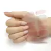 Novos Adesivos de Unha de Cristal Rosa Sonhador Estilo Coreano Mais Vendidos da Amazon Adesivos de Unha Coloridos Doces Conjunto Completo Atacado