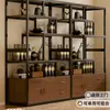 Vinoteca Contra la Pared Vitrina para Sala de Estar Estante para Vinos Comercial 2025 Nuevo Mueble para el Hogar Mueble de Almacenamiento Hotel Nuevo Estilo Chino