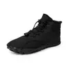 Nuevos zapatos casuales para hombre y mujer acolchados de algodón botas de nieve forradas de polar cálidas botas de caña alta acolchadas de algodón para pareja moda botines cortos zapatos acolchados de algodón para pareja
