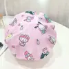 Lindo gorro de ducha de doble capa kulomi gorro de lavado impermeable para adultos gorro de ducha gorro de cuidado de cocina anti humo de aceite