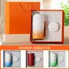 Conjunto de Presente Prático para Negócios: Caneca de Café, Ventilador de Mão, Lembrança para Aniversário da Empresa, Logo Personalizado para Clientes