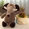 Muñeco de animal de bosque jirafa elefante león mono perro Tigre actividad regalo cumpleaños infantil juguete de peluche