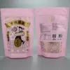 Bolsas para snacks auto sellables, auto portantes, con cierre de cremallera, plástico PE, bolsa para té perfumado, bolsa sellada para frutas secas, imprimible