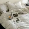 Juego de Cama de Terciopelo de Leche Otoño e Invierno Juego de Cuatro Piezas Funda de Edredón Gruesa de Terciopelo Coral de Doble Cara Sábana de Franela Individual Juego de Tres Piezas
