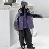 Conjunto 3 en 1 de Invierno para Niñas Tallas Mediana y Grande Ropa Nueva para Niños Chaqueta Cortavientos con Forro Polar para Niñas Conjunto de Dos Piezas