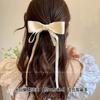 Grampo de Cabelo com Laço de Fita de Alta Qualidade, Acessório de Cabeça, Grampo para Meio-rabo, Novo Grampo Doce para Mulheres, Grampo Pinça Feminino, Acessórios de Cabelo