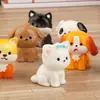 Micro-Paisagem Artificial Fofo Babador Filhote de Cachorro Decorações de Mesa para Casa Acessórios Criativos para Carro Artesanato em Resina Pequenas Decorações