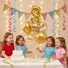 Decoraciones de Globos Flotantes de Mesa y Piso con Tema de Cumpleaños Feliz Cumpleaños para la Fiesta de Primer Cumpleaños de Niños, Decoraciones Brillantes