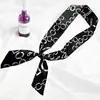 Lenço Pequeno de Seda Longo para Mulheres, Lenço Decorativo para Cabelo, Lenço Pequeno Profissional Embalado Individualmente, Faixa de Cabeça, Fita de Laço