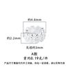 Prata Pura 999 Fosca Vintage Envelhecida Estilo Novo Chinês Pequenos Acessórios de Joalheria de Prata DIY Contas Espaçadoras Ruyi com Padrão de Nuvem Vazada