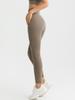 Pantalones de Yoga Nuevos para Mujer Primavera 2026 Lycra Alta Elasticidad Moldeadores Control de Abdomen Leggings de Yoga con Cinturilla Compuesta Pantalones de Fitness