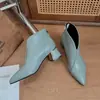 Nuevas Botas Cortas de Mujer para Otoño/Invierno 2026 con Tacón Grueso, Punta Fina, Cierre Trasero, Botines de Tobillo Versátiles y Modernos