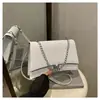 Bolsa de Ombro Transversal para Mulheres 2026 Nova Primavera Tendência Casual Baguete Bolsa de Axila Elegante Bolsa Transversal Relógio de Areia
