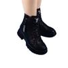 Botas de Nieve de Cuero Suave, Botas para Mujer, Nuevo Estilo Invierno 2025, Botas de Algodón Acolchadas y Forradas de Lana, Suelas Gruesas, Aumentan la Altura y Zapatos de Algodón Cálidos para Mujer