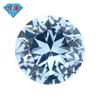 Huagang Gem Redondo 104# Espinela Azul Piedra Suelta Venta al por Mayor Espinela Sintética Artificial Gema Azul Artificial