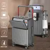 Maleta de Mano Multifuncional con Marco de Aluminio Personalizado 20 Pulgadas 24 Pulgadas Maleta de Carrito Ancho Maleta de Carrito de Cuero de 26 Pulgadas Maleta con Cerradura de Contraseña