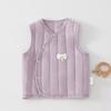 Chaleco para Bebé para Ropa Exterior de Otoño e Invierno, Pinza Parcial de Pony para Bebé Recién Nacido, Tipo Algodón Delgado un Chaleco Infantil, Ropa Interior Caliente