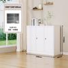 Gabinete de Balcón, Gabinete de Almacenamiento de Ventana Abuhardillada de Acero de Pie, Gabinete Bajo, Impermeable y Resistente al Sol, Gabinete de Almacenamiento para Artículos Varios y Zapatos, Diseño Moderno y Sencillo