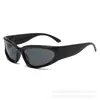 Gafas de Sol Niños Nuevo Punk Transfronterizas, Gafas Ciclismo Y2K Futuristas de Moda, Gafas de Sol Sombrilla para Niños