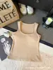 Chaleco de Invierno y Otoño Cepillado de Hombros Anchos para Mujer con Almohadillas en el Pecho, Espalda Cruzada Ajustado Térmico Ropa Interior de Moda