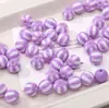 Cuentas Redondas de Acrílico Color Caramelo Bicolor Sandía Hechas a Mano para Cadena de Teléfono Móvil Colgante Accesorios de Joyería