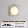 2026 Nova Luz de Fundo para Sofá de Sala de Estar Estilo Wabi-Sabi, Luz de Fundo para Parede de Escada em Travertino Amarelo Estilo Vintage