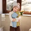 Suéter Jerry para Bebês Meninas 2026 Outono Novo Estilo Crianças Maiores Camada Base Malha Quente Roupas de Inverno para Bebês