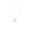 Colar Nuvem Dinâmico com Estilo Chinês, Pingente Versátil Cravejado com Diamantes, Perfeito como Presente de Feriado ou Aniversário para Meninas, Novo Modelo 2024