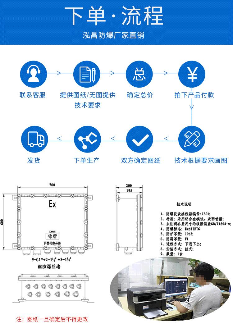 防爆箱-隔爆箱-尺寸300x300x150_03