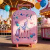 Maleta con Ruedas Smiggle para Niños Australiana, Linda Maleta de Dibujos Animados para Estudiantes de Primaria, Gran Capacidad, Maleta con Ruedas que Reduce el Peso