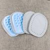 Almohadillas de Talón de Piel Genuina de Vaca para Mujeres y Hombres, Almohadillas de Media Talla, Amortiguadores de Talón, Absorción de Impactos, Prevención del Dolor, Anti-Rozaduras, Almohadillas de Talón para Aumentar la Altura
