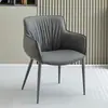 Silla de Comedor Nórdica Fábrica Venta al por Mayor Silla de Comedor de Alta Calidad Hogar Restaurante Silla de Comedor Casual Respaldo Alto Suave Lujo Sillón