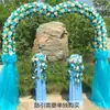 Arco de Flores para Casamento Arco de Flores de Seda Novo Modelo para Evento de Celebração de Inauguração de Loja Decoração de Arco de Casamento Arranjo de Flores Suporte de Flores