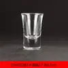 Juego de Vasos Espesos de 30ml para Bar B52 Vasito para Shots Cortos Imitación Bambú Juego de Madera Maciza
