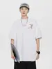 Nueva Camiseta Bordada Estilo Chino para Hombre, Verano Estilo Nacional Retro Pareja Manga Corta Marca de Moda Fresca Casual Versátil Top