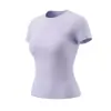 Camiseta Deportiva Popular de Manga Corta para Mujer de Verano, Secado Rápido, Transpirable, Ajustada, para Correr, Fitness, Yoga, Ropa de Montañismo al Aire Libre