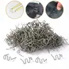 100/500 PIEZAS Grapas Calientes Para Soldador de Plástico Máquina de Reparación de Plástico Automotriz Cable de Soldadura Máquina de Soldadura para Reparación de Parachoques de Coche